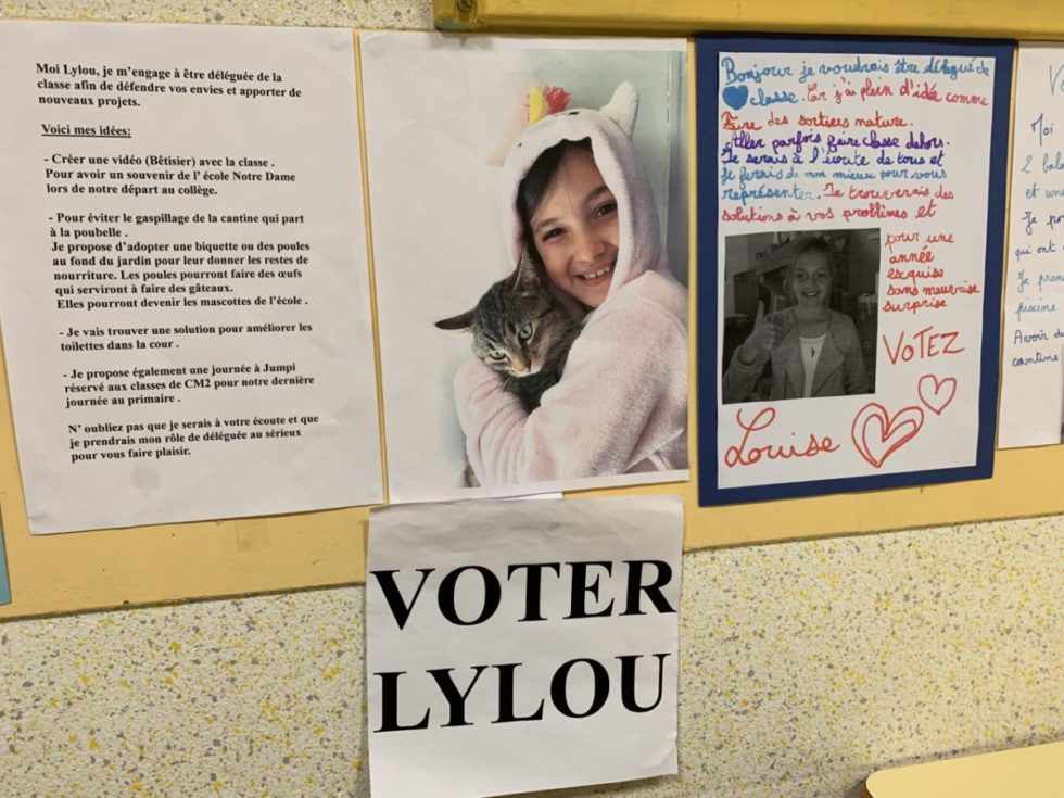 Election des délégués en CM2 | École Notre Dame