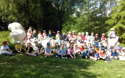 Sortie scolaire au jardin de Brocéliande